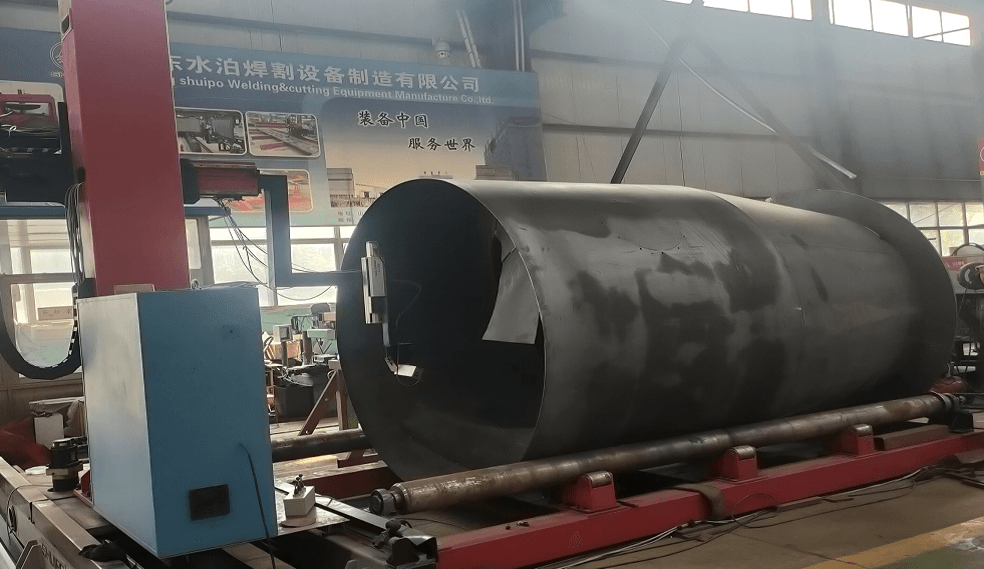 The drum blade welding machine